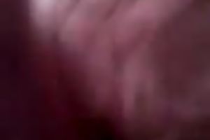 My nasty British girlfriend fingers her taut bushy quim on selfie