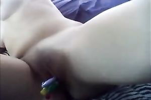 I wanna show you off my pleasant strong cookie teasing with vibrator a bit