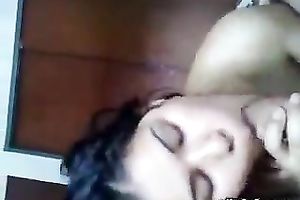 Dark-haired Asian enchantress gives her stud a priceless orall-service