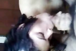 Dark-haired Asian enchantress gives her stud a priceless orall-service