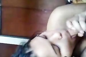 Dark-haired Asian enchantress gives her stud a priceless orall-service