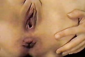 Horny white trash blonde horny white wife shows off her ruined backdoor and cunt