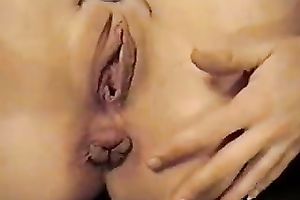 Horny white trash blonde horny white wife shows off her ruined backdoor and cunt