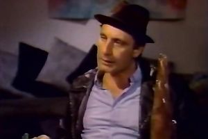 Happy dude jizzes on her boobs and then licks her cum-hole