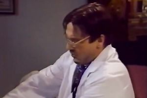 Happy dude jizzes on her boobs and then licks her cum-hole