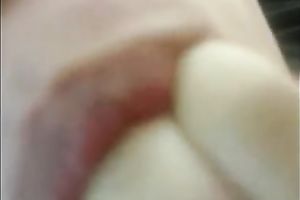 Horny Korean girlfriend fingering her soaking muff in arousing solo movie scene