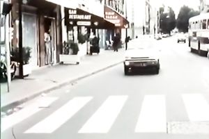 Marvelous dark brown chick goes in the ottoman with her stud