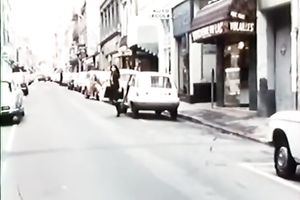 Marvelous dark brown chick goes in the ottoman with her stud