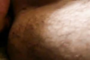 Wondrous black haired slutty wife gives a terrific oral job to me