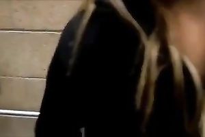 Picked up light haired playgirl in dark was engulfing my ally in crapper