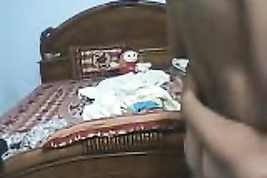 Busty non-professional hotwife gives head to her husband on webcam