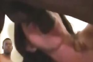 Three of us drilled one white lewd floozy in her all possible holes in hotel room