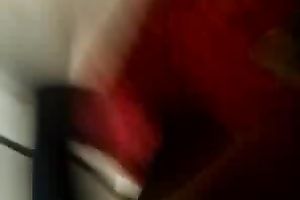 That white a-hole bitch can't live without to engulf my large dark rod