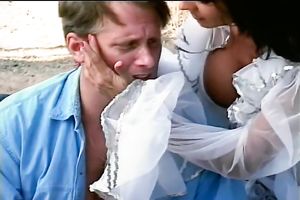 Incredibly sexy brunette hair playgirl in white underware craves to fuck