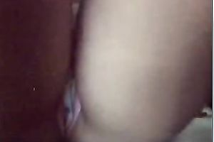 I expose my tight wazoo and rub my bald bawdy cleft with fingers