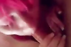 Barely legal pink haired prostitute sucks my junk like a pro