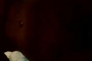 Horny Brazilian brunette hair flashes her natural quite large boobies on livecam