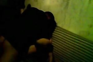 Provocative brunette hair sweetheart rides inflexible dick intensively