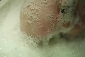 Hot and cute legal age teenager wench in the bathroom desires to engulf 2 rods