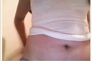 Cute livecam svelte brunette hair girlie played with tits and her own cunt