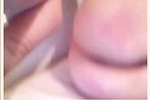 Cute livecam svelte brunette hair girlie played with tits and her own cunt