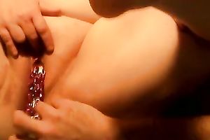 My super concupiscent hubby fucks my love aperture with her sex tool