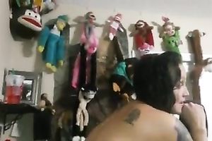 All lustful brunette hair girlfriend of my buddy is such a mesmerizing BJ guru