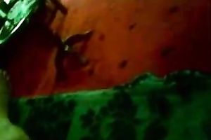 Chubby Indian fellow getting blowjob from his young Desi GF