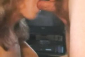 Whorish dirty slut wife deepthroats my wiener and acquires giant mouthful