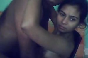 Sizzling sexy and tiny Indian youthful white women team-fucked in front of livecam