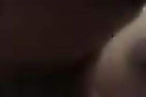 Busty quite gorgeous non-professional lusty dark brown plays with her natural mambos