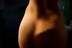 Naked sporty a-hole of my hawt white girlfriend on self made movie scene