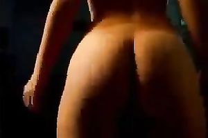 Naked sporty a-hole of my hawt white girlfriend on self made movie scene