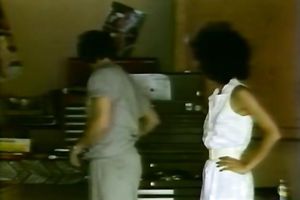 Horny honey got that big cock of her boyfriend permeating her muff