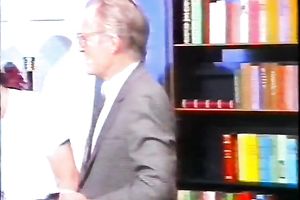 Vintage doxies caress every other and give oral-job