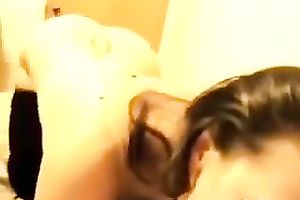 Cute weenie hungry burnette college white women eats ramrod for specie