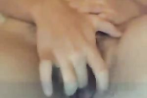 Sweet and skanky legal age teenager babe on web camera flashed her bushy bawdy cleft