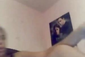 Sweet and skanky legal age teenager babe on web camera flashed her bushy bawdy cleft