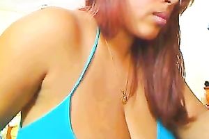 Thickalicious mother I'd like to fuck showing off great big zeppelins and kewl wazoo