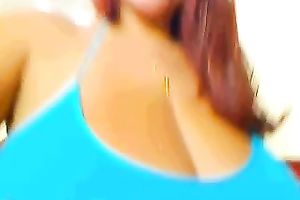 Thickalicious mother I'd like to fuck showing off great big zeppelins and kewl wazoo