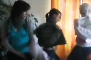 Hot and sexy college girlfriend acquire jointly and flash boobs on livecam