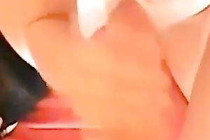 Brunette sweetheart sucked my friend's meaty schlong like a real pro