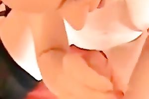 Brunette sweetheart sucked my friend's meaty schlong like a real pro