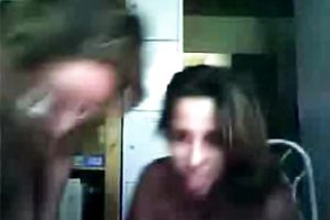 Two voracious and torrid dilettante lesbian babes had fun in their room