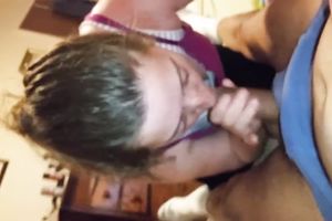 Black haired whorable wife of my ally was working on his stiff penis