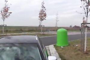 Filthy hooker engulfing big shlong balls unfathomable in dilettante movie scene