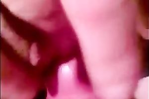 She plays with my flabby rod and I am teasing her muff