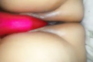 I actually have a fun watching my black cock sluts playing with her marital-device