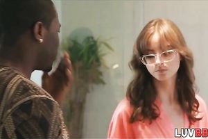 This cute legal age teenager does everything and anything for dark knob