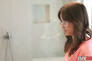 This cute legal age teenager does everything and anything for dark knob